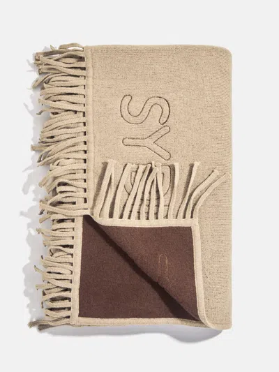 Baublebar Pure Merino Wool Custom Blanket In Neutral