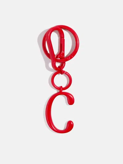 Baublebar Red Initial Enamel Bag Charm In Red