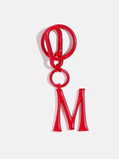 Baublebar Red Initial Enamel Bag Charm In Red