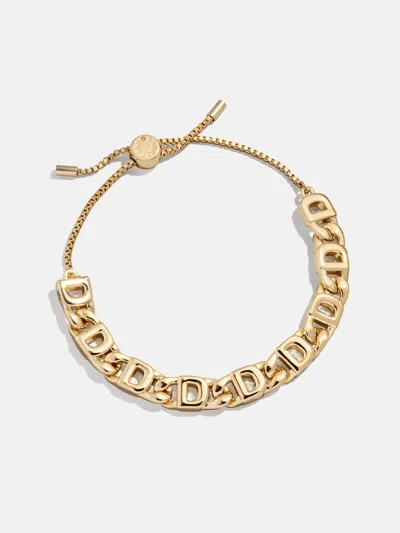 Baublebar Repeating Initial Bracelet In Gold