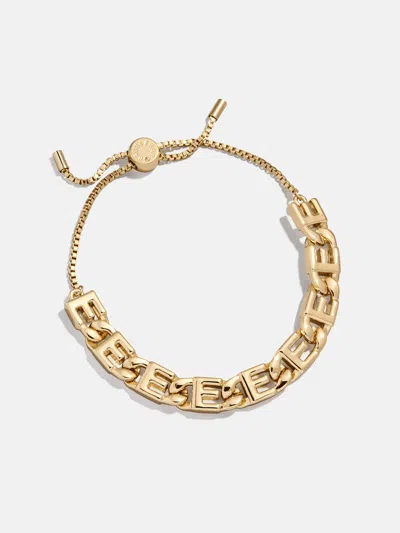 Baublebar Repeating Initial Bracelet In Gold