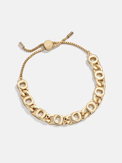 Baublebar Repeating Initial Bracelet In Gold