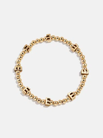 Baublebar Repeating Initial Pisa Bracelet In Gold