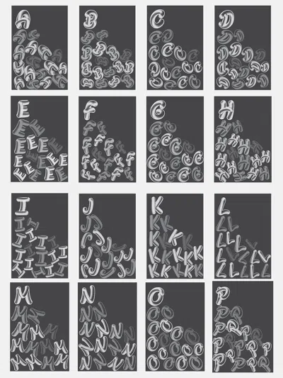 Baublebar Retro Bubble Custom Initial Blanket In Multi