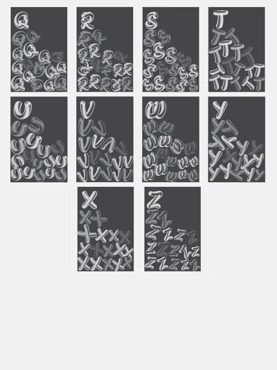 Baublebar Retro Bubble Custom Initial Blanket In Multi