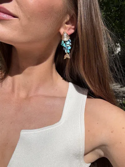 Baublebar Ripple Effect Fish Earrings In Multi