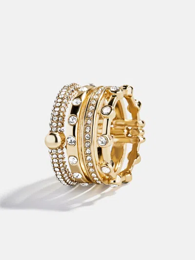 Baublebar Rosaire Stacked Ring In Gold