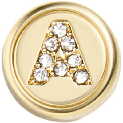 Baublebar Round Hinge Letter Bead In Gold