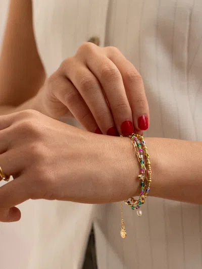 Baublebar Rowan Semi-precious Layered Bracelet In Multi