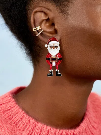 Baublebar Santa Claus Statement Earrings In Gold