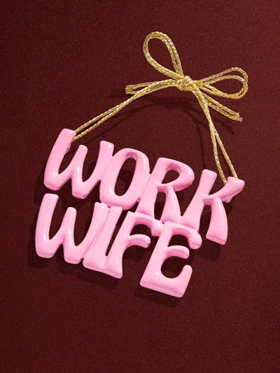 Baublebar Say It All Ornament In Pink