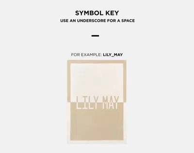 Baublebar Script Ombre Name Custom Blanket In Multi