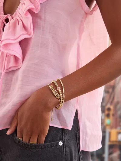 Baublebar Semi-precious Birthstone Pisa Bracelet In Gold