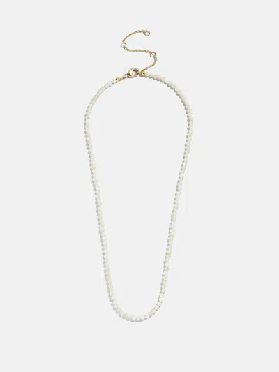 Baublebar Semi-precious Cluster Charm Necklace  Chain In White