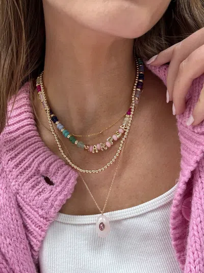 Baublebar Semi-precious Custom Bubble Necklace In Multi