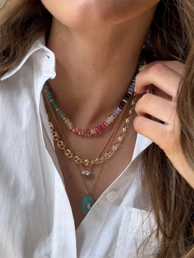 Baublebar Semi-precious Custom Bubble Necklace In Multi