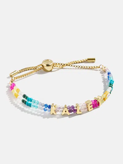 Baublebar Semi-precious Custom Nameplate Bracelet In Multi