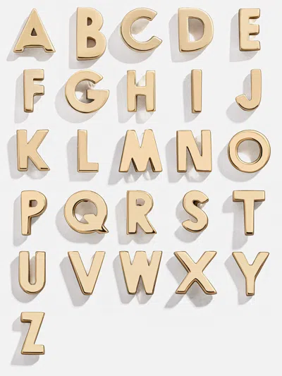 Baublebar Single 14k Solid Gold Initial Earring In Gold