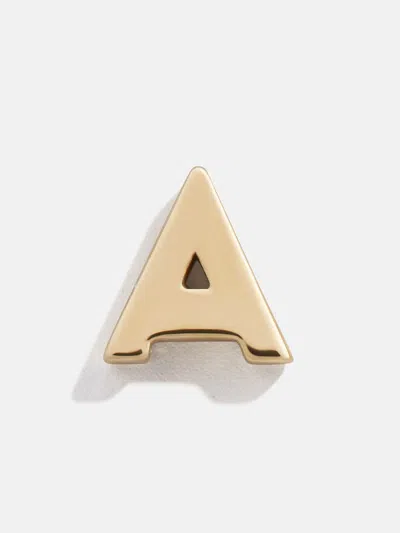 Baublebar Single 14k Solid Gold Initial Earring In Gold