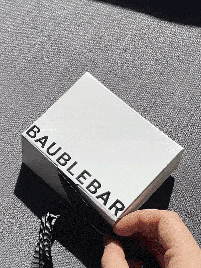 Baublebar Small White Gift Box With Bow