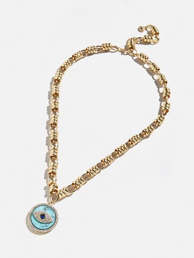 Baublebar Sohla Evil Eye Statement Necklace In Gold