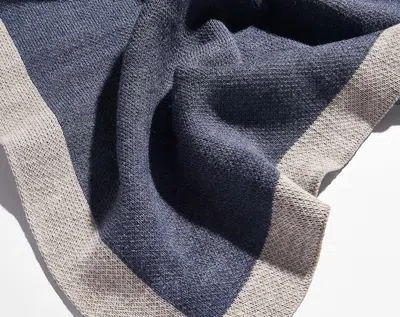 Baublebar Spell It Out Custom Blanket In Blue