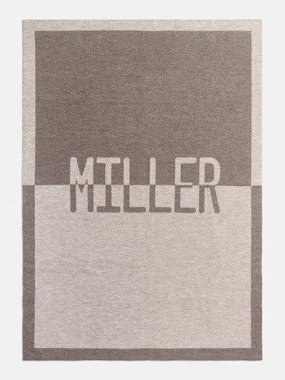 Baublebar Spell It Out Custom Blanket In Brown