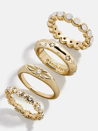Baublebar Star Power Celestial Ring Set In Gold