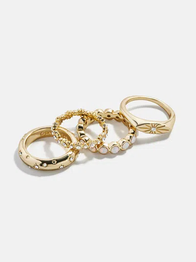 Baublebar Star Power Celestial Ring Set In Gold
