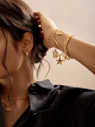 Baublebar Star Wars™ Grogu™ Charm Bracelet In Gold