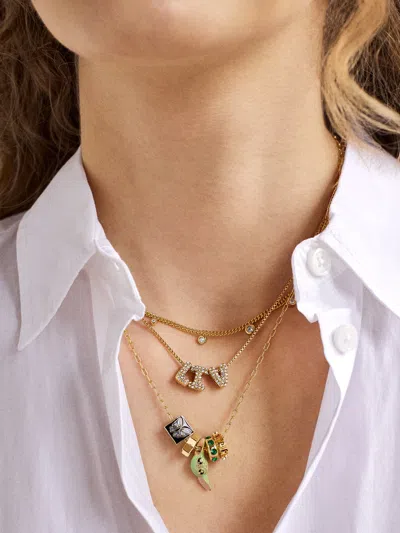 Baublebar Star Wars™ Grogu™ Charm Necklace In Gold