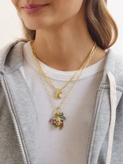 Baublebar Star Wars™ Grogu™ Cluster Charm Necklace In Gold