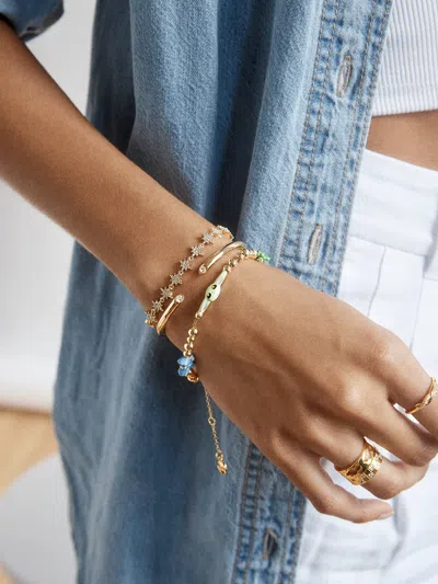 Baublebar Star Wars™ Grogu™ Pisa Charm Bracelet In Gold