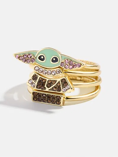 Baublebar Star Wars™ Grogu™ Ring Set In Gold