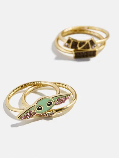 Baublebar Star Wars™ Grogu™ Ring Set In Gold