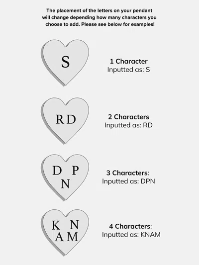 Baublebar Sterling Silver Custom Bubble Heart Necklace In Metallic