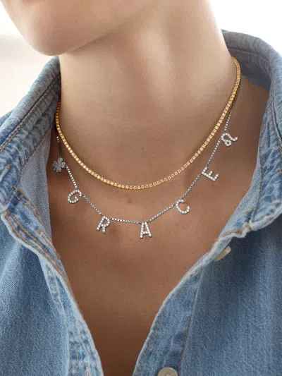 Baublebar Sterling Silver Custom Icon Necklace In Metallic