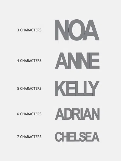 Baublebar Sterling Silver Fineline Custom Nameplate Ring In Metallic