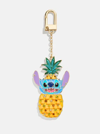 Baublebar Stitch Disney Pineapple 2d Bag Charm In Gold