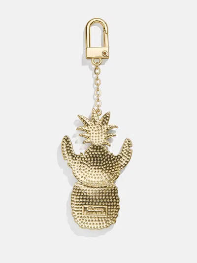 Baublebar Stitch Disney Pineapple 2d Bag Charm In Gold