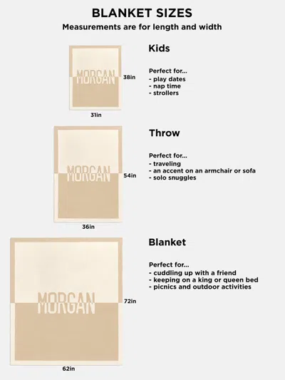 Baublebar Subtly Scalloped Custom Blanket In Blue