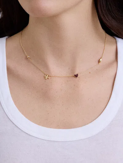 Baublebar Texas A&m University Spaced Charm Necklace In Gold