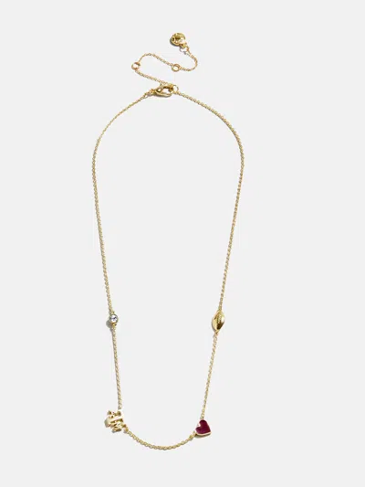 Baublebar Texas A&m University Spaced Charm Necklace In Gold