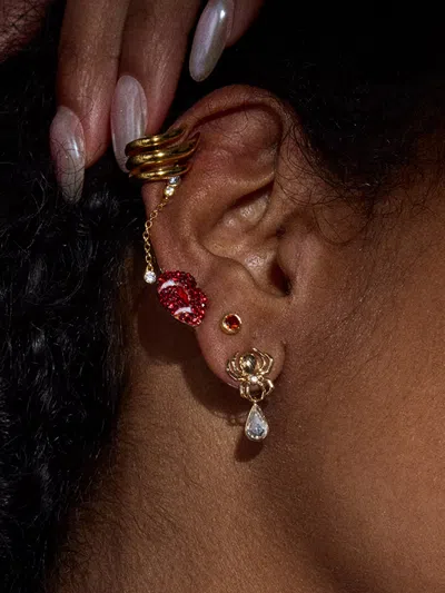 Baublebar Thread Lightly Spider Earrings In Gold