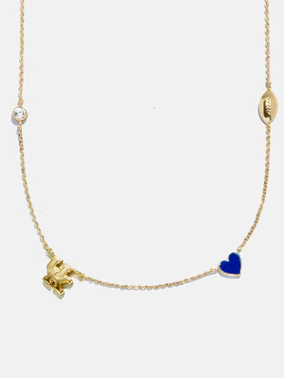 Baublebar University Of Kentucky Spaced Charm Necklace In Gold