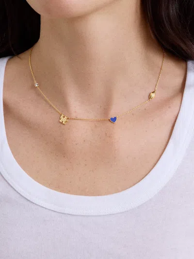 Baublebar University Of Kentucky Spaced Charm Necklace In Gold