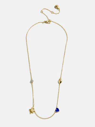 Baublebar University Of Kentucky Spaced Charm Necklace In Gold