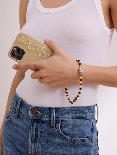 Baublebar University Of Missouri Beaded Phone Charm In Black