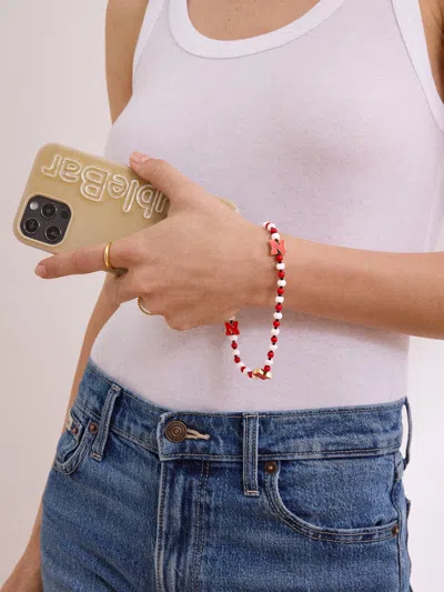 Baublebar University Of Nebraska Beaded Phone Charm In Multi