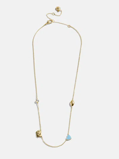 Baublebar University Of North Carolina Spaced Charm Necklace In Gold
